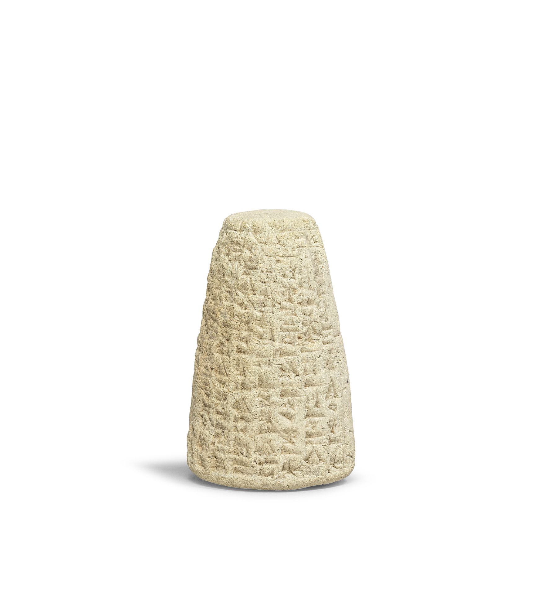 A Neo-Babylonian clay dedicatory cuneiform cone