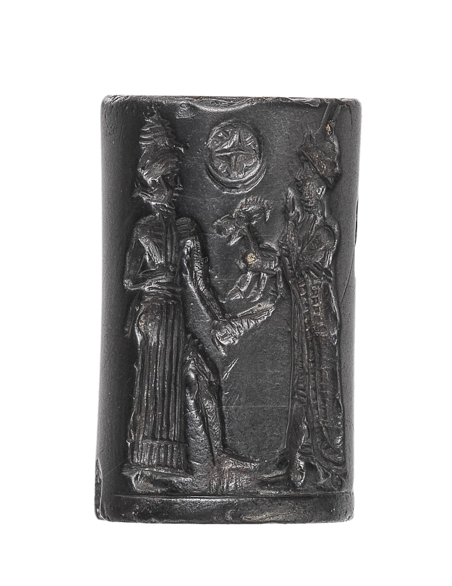 An Old Babylonian haematite cylinder seal