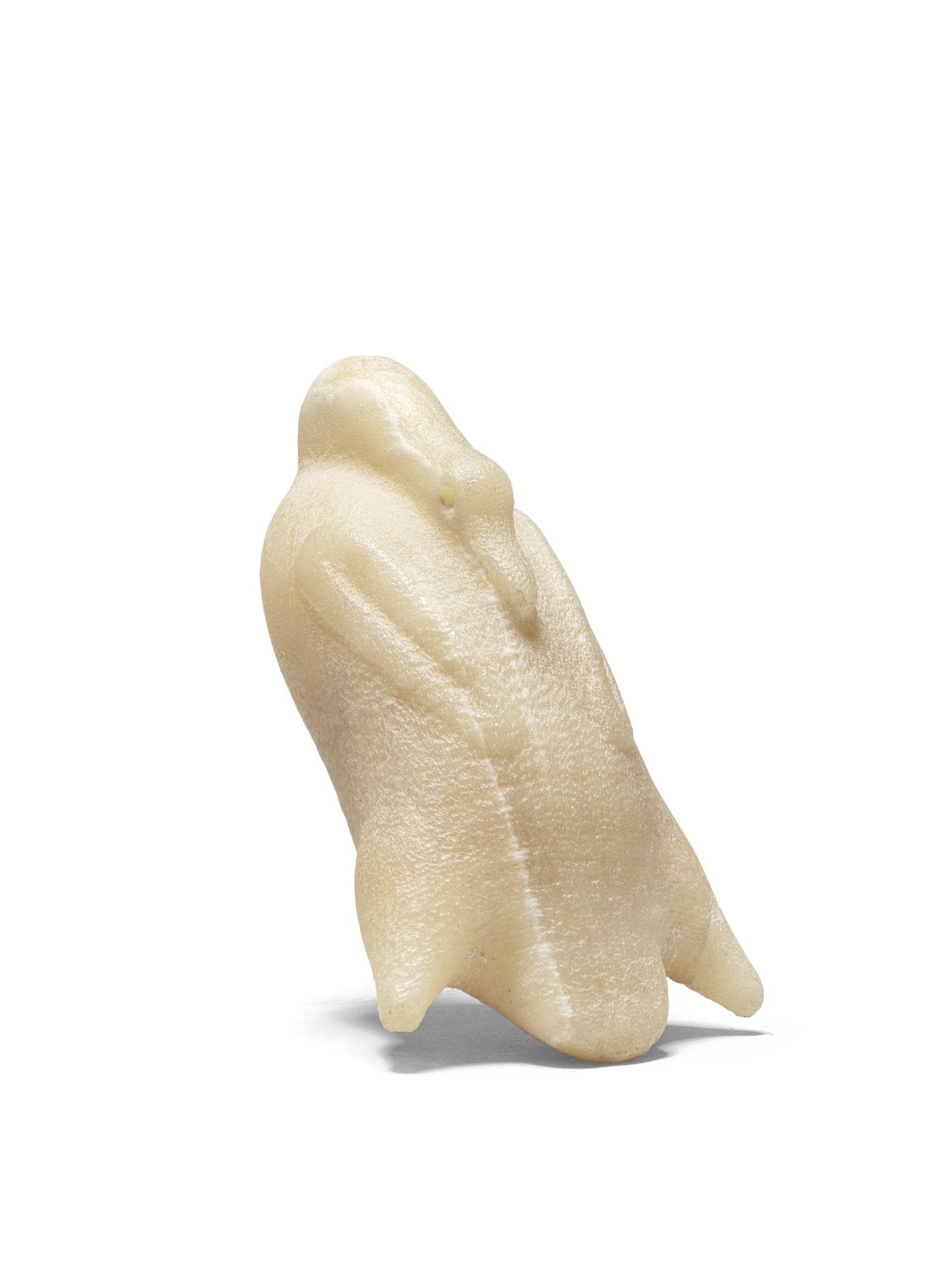 An Egyptian alabaster trussed duck