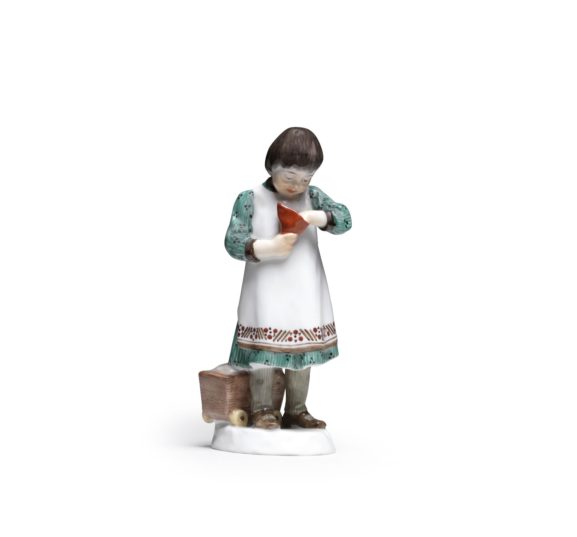 A Meissen figure of the Girl with Sweets, circa 1910