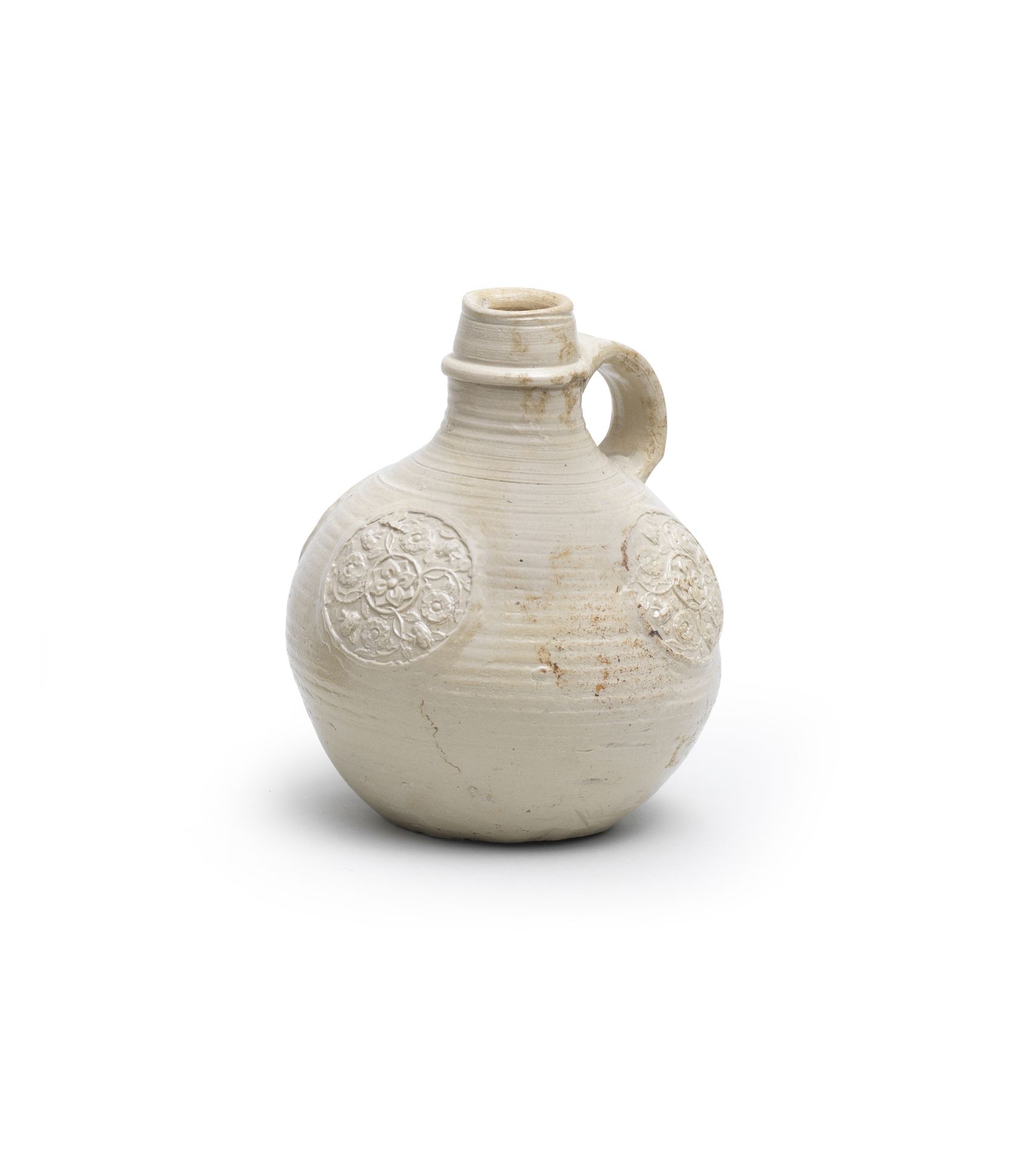 A Siegburg stoneware jug (Pulle), circa 1560-70