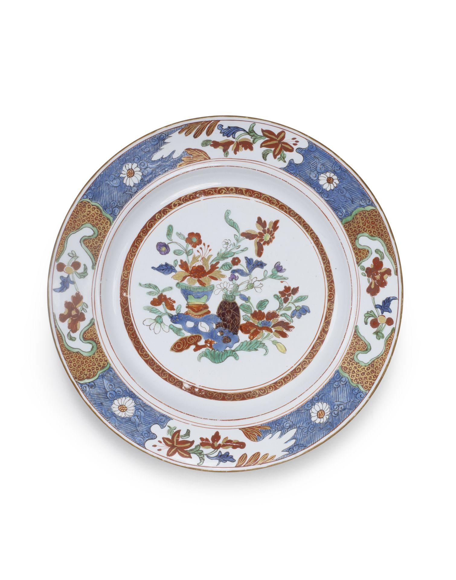 A Doccia plate, circa 1765-70