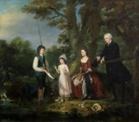 George Carter (Colchester 1737-1794 London) The Adair Family: A Conversation Piece