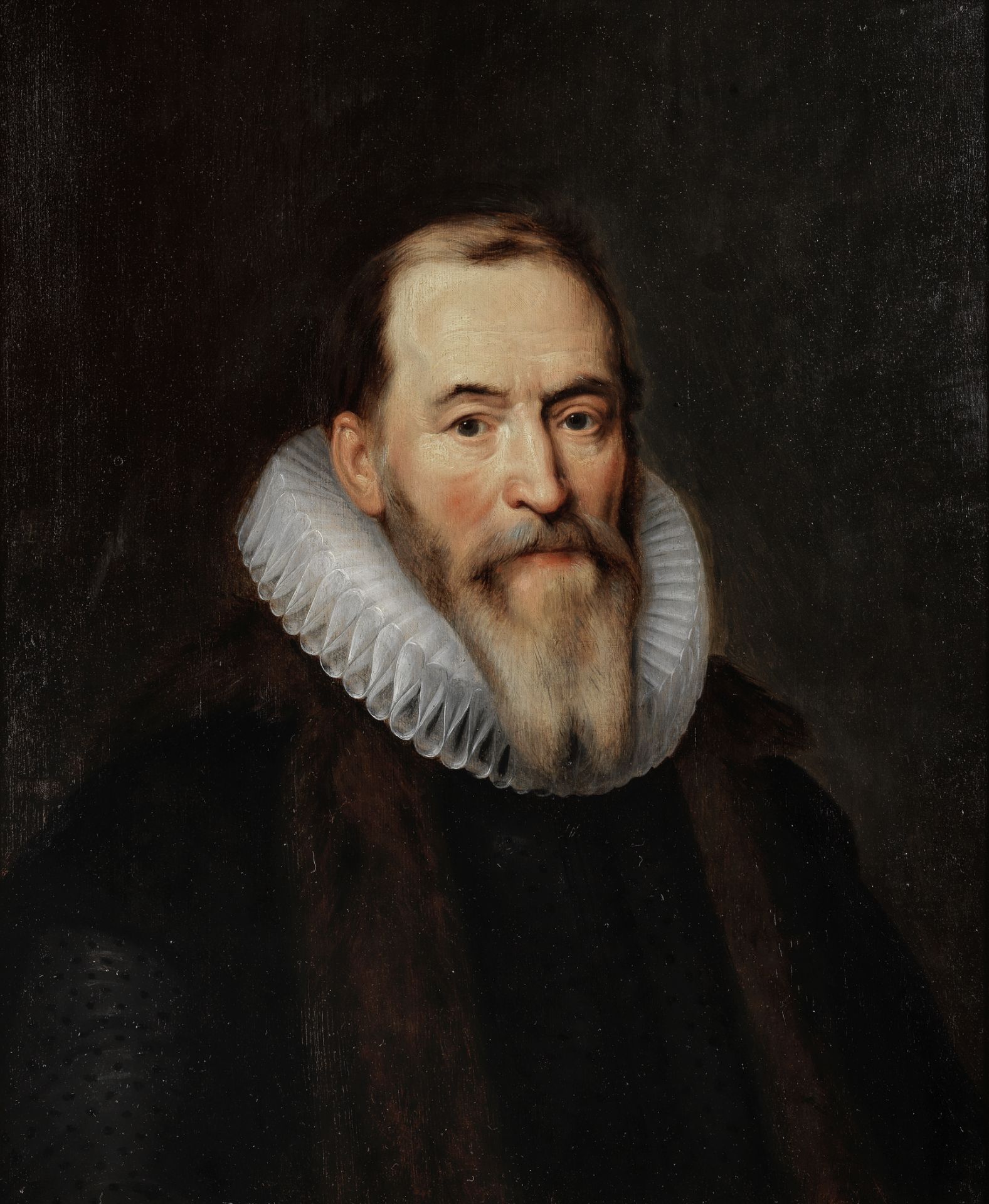 Studio of Michiel Jansz. van Miereveldt (Delft 1567-1641) Portrait of Johan Oldenbarneveldt, half...