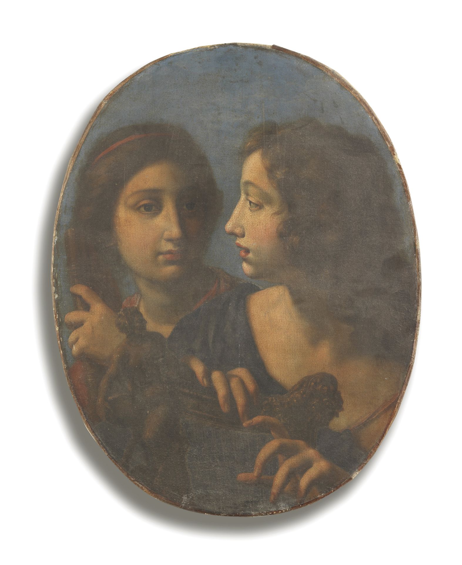 Giovanni Domenico Ferrucci (Florence 1619-circa 1669 Lucca) Two musicians