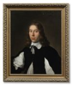 Anthonie Palamedesz. (Delft 1601-1673 Amsterdam) Portrait of a gentleman, half-length, in black a...