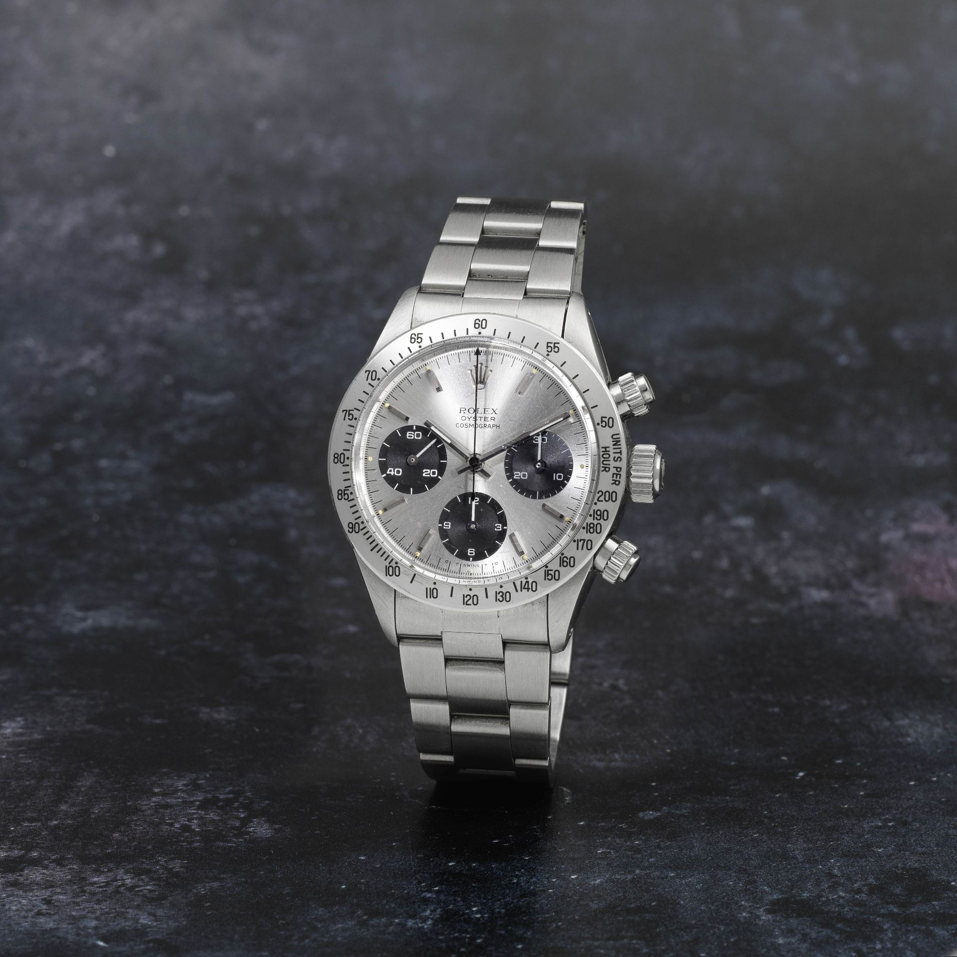Rolex. A rare stainless steel manual wind chronograph bracelet watch Cosmograph Daytona, Ref: 62...