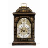 A Fine mid 18th century chinoiserie cased table clock with pull cord repeat Thomas Utting, Yarmou...