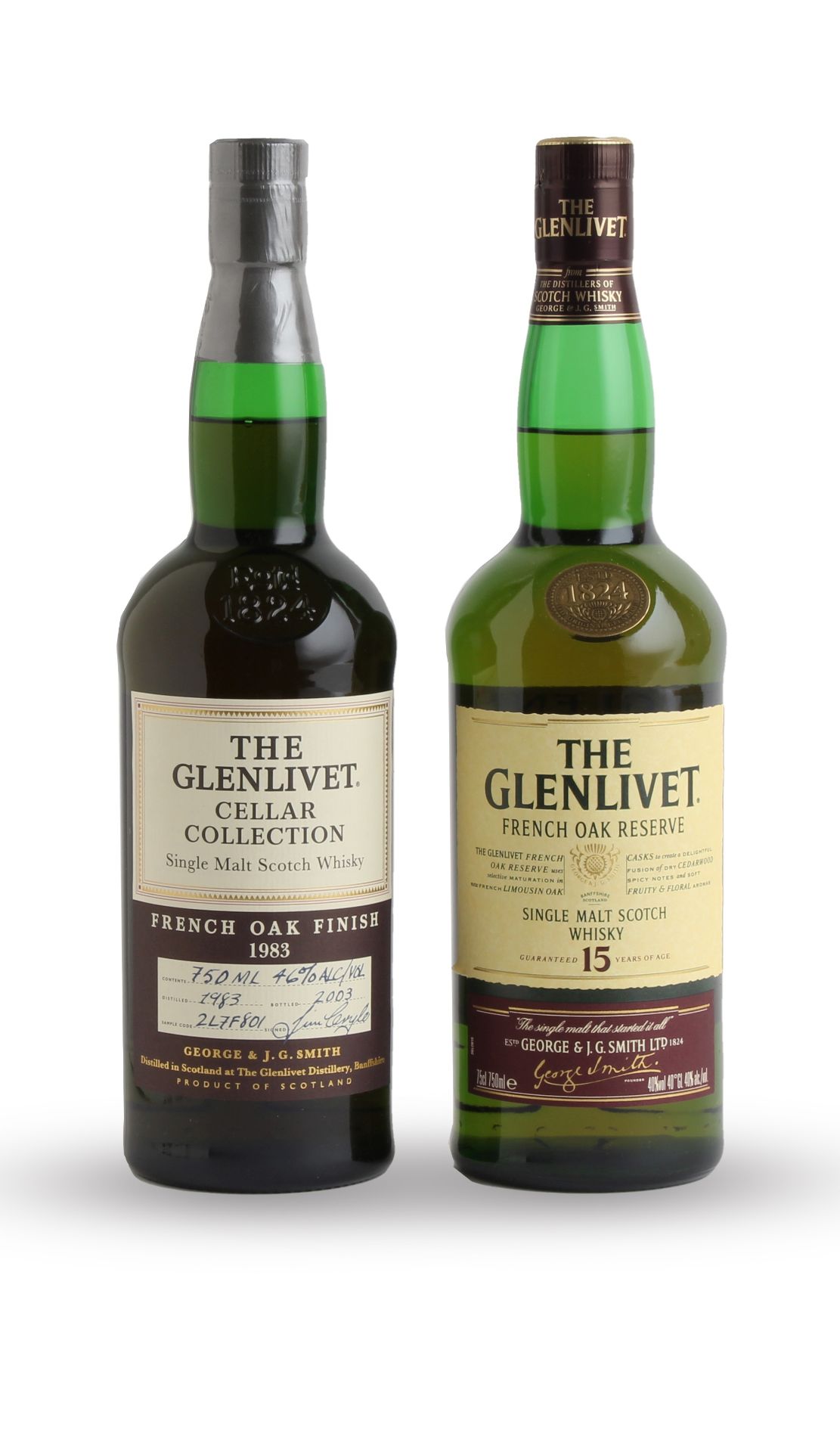 The Glenlivet Cellar Collection French Oak Finish-1983 The Glenlivet French Oak Reserve-15 year old