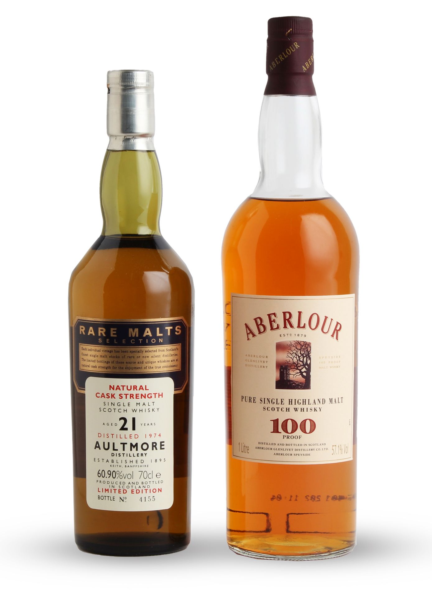 Aultmore-21 year old-1974 Aberlour 100 Proof