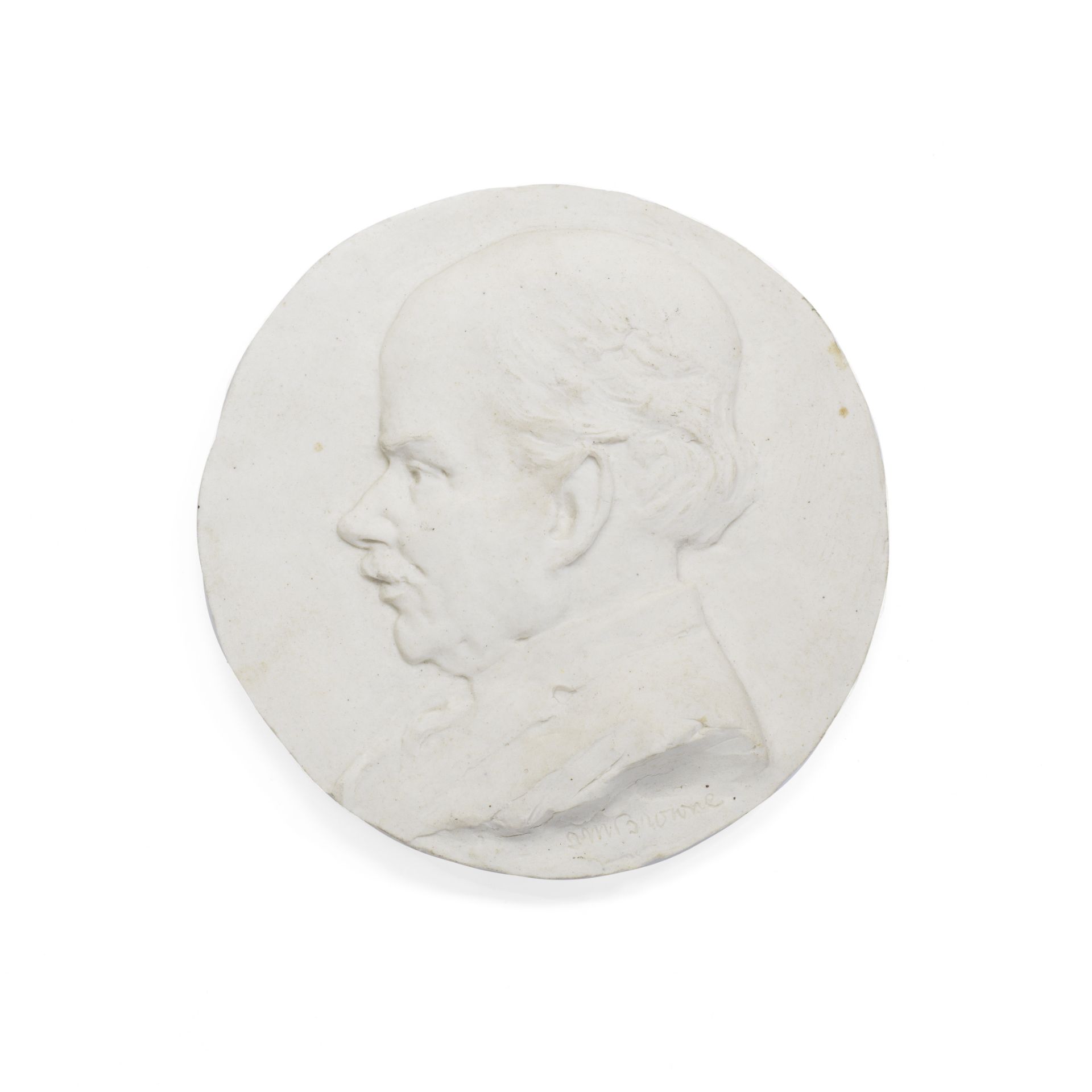 Attributed to the Martin Brothers Portrait plaque, circa 1900