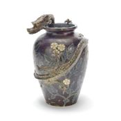 Doulton Lambeth Dragon vase, 1880