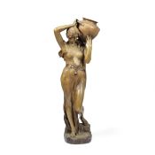 Goldscheider Monumental 'Porteuse d'Eau' sculpture, model no. 2616, circa 1903