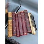 A Selection of 19th century books which includes titles and authors : Johnsons Pocket Dictionary