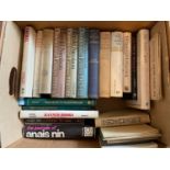 A Box of various books which includes The life of William Blake by Mona Wilson, The Home Life of