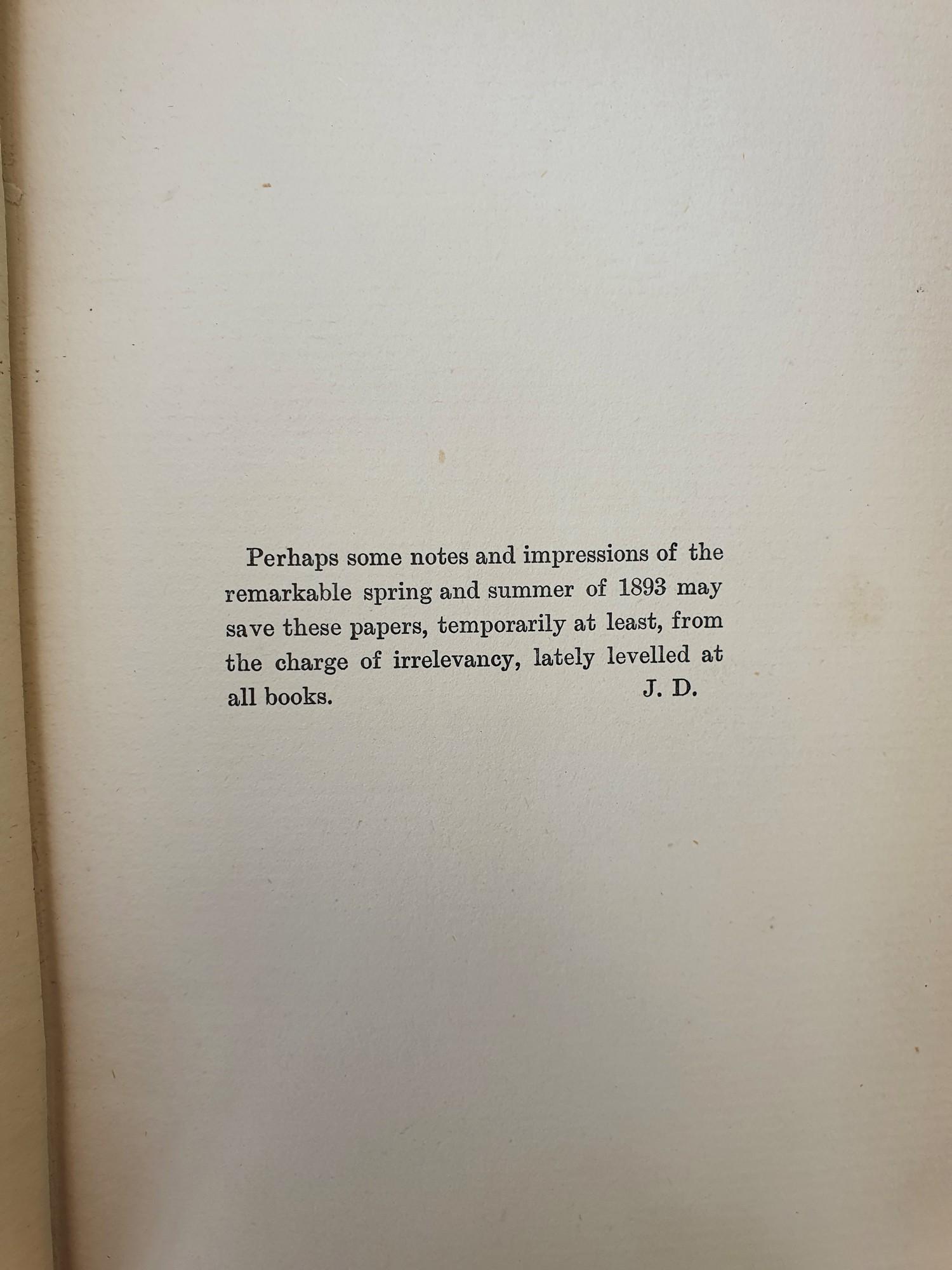 Title -A Random Itinerary by John Davidson [Scottish Poet, Play write & Novelist] Book Dated 1894. - Image 3 of 6