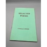 A Book titled 'Selected Poems' by Charles Senior. Signed by the poet. M. Macdonald- Edinburgh 1966.