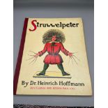 A Hardback book titled 'The English Struwwelpeter or Pretty Stories and Funny Pictures' by Dr.