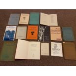 A Selection of various poetry books titled ' White Skin' by Bill Butler, A Poets Calendar by W.H.