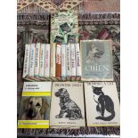 A Selection of Observer's books and various others which include Le Chien Dans la Nature, Drawing