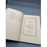 A 1st edition book titled 'A Little book of Cheese' by Osbert Burdett. Inscribed by the author.