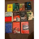 A Selection of Science Fiction hardback books. Includes Galaxy Reader of Science Fiction by H.L.