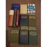 A selection of antique books which includes Fifty Bab Ballads by W.S. Gilbert, Without Conditions by