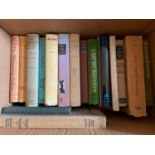 A Box of books which include The Whispering Gallery, Rainer Maria Rilke his life and works, The