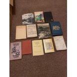 A Collection of Scottish Books and booklets which includes titles such as 'Proverbs in Scots',