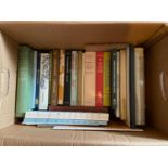 A Box of various books which include titles and authors: which includes various Bibliographies.