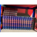 A Collection of antique popular encyclopaedias, Four Volumes of The World's Great Books in Outline