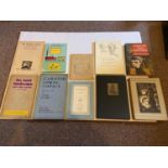 A Selection of various novels which include titles and authors: Carotid Cornucopius by Gude Schir