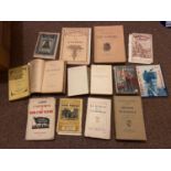 A Collection of French and Roman Guide/ Souvenir books. Includes titles Histoire D' Alsace, Le Roman