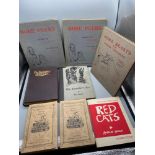 A Selection of various books. [8] Titled : The pocket poets series Red Cats by Anselm Hollo, Two