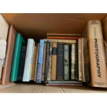 A Box of books which includes Briseis by William Black, The Song of Gold, Forty Shades of Black by