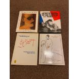 Four various art and poster art books which include 'The Age of Illusion: Art and Politics in