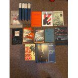 A collection of WW1 & WW2 books & booklets, to include; 'A Man Arose' by Cecil Roberts & Volumes 1-4