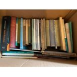 A Box of various books which include titles and authors: The Grecians by J.Elroy Flecker, The