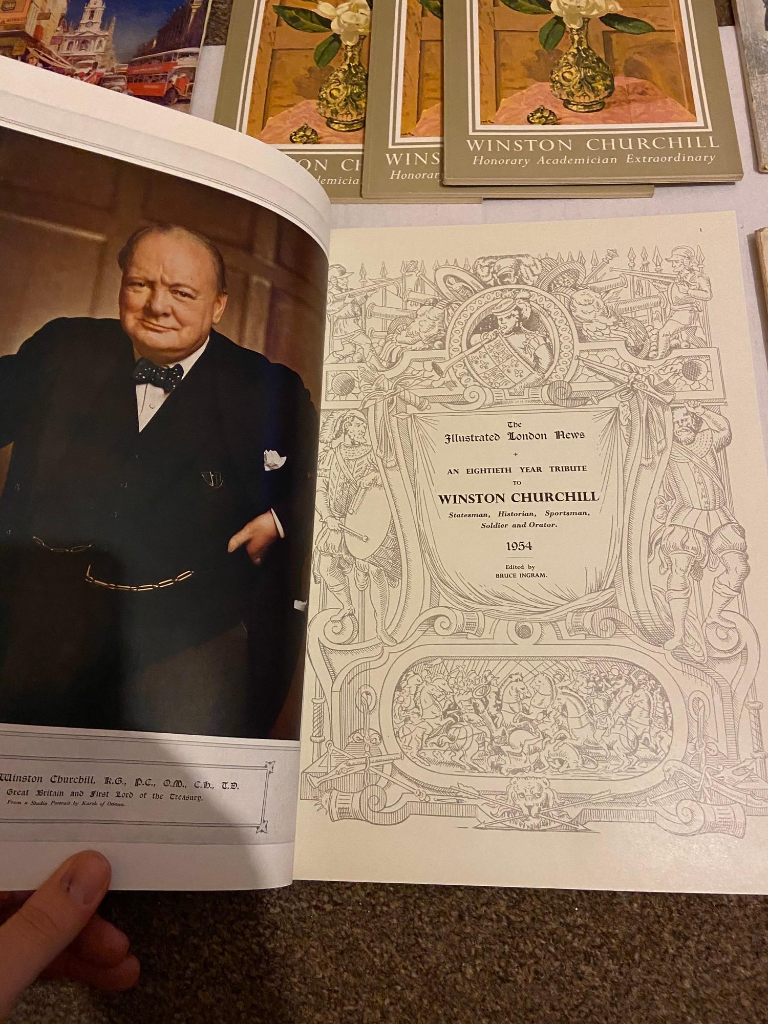 A Selection of Churchill novels and magazines which include: The Illustrated London News- An - Image 6 of 6