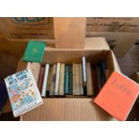 A Box of books which includes A Number of people by Edward Marsh, Poems for Shakespeare, The