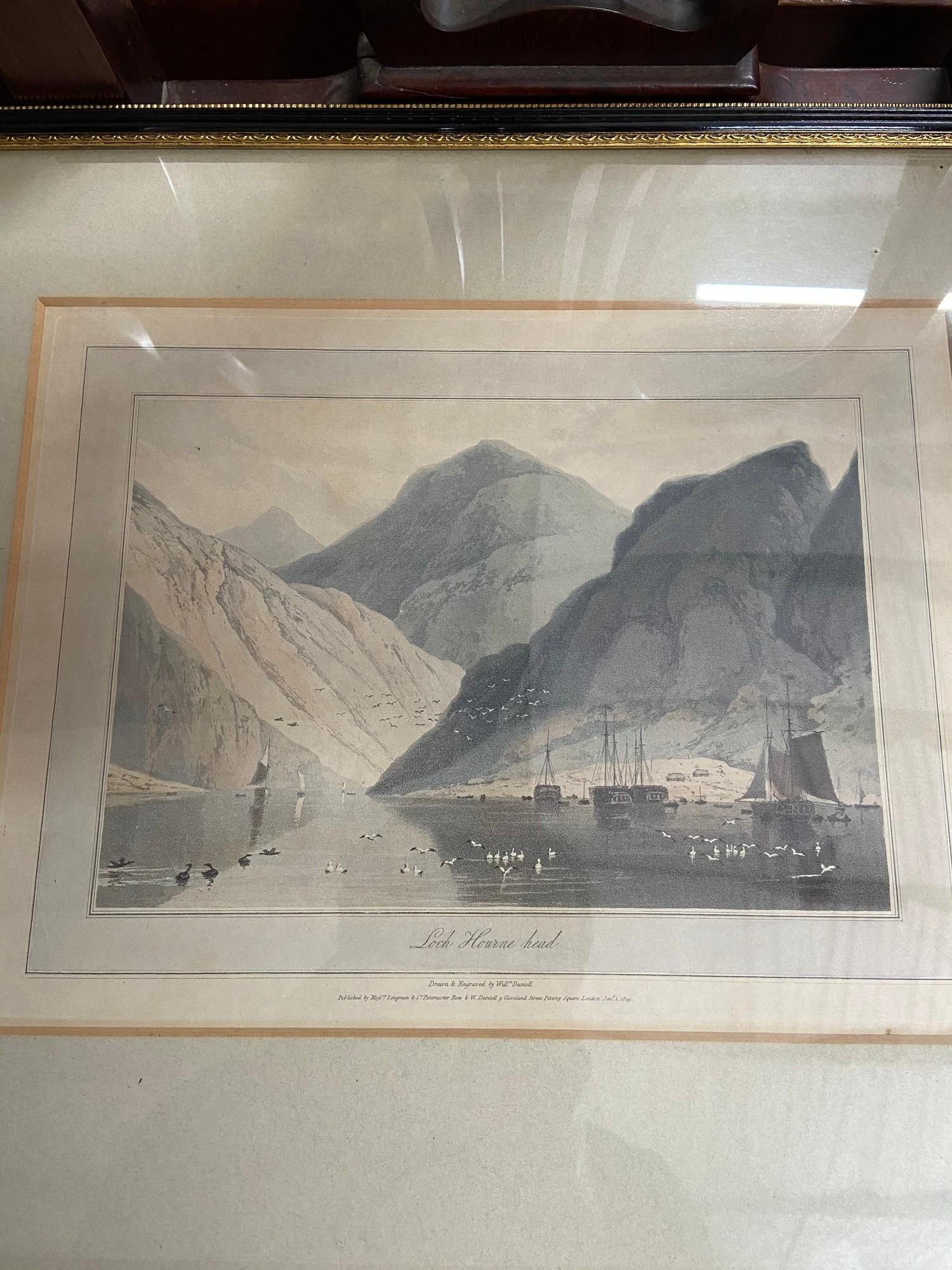 Three early 19th century prints. Depicting 'Cedar Point Mount Tamana and Near view of the Shiant - Bild 2 aus 4