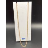 A 9ct gold curb necklace [8 Grams][48cm in Length]