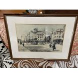 C. G. L. Philips Original Watercolour titled 'Old Buildings, High St. Dundee.