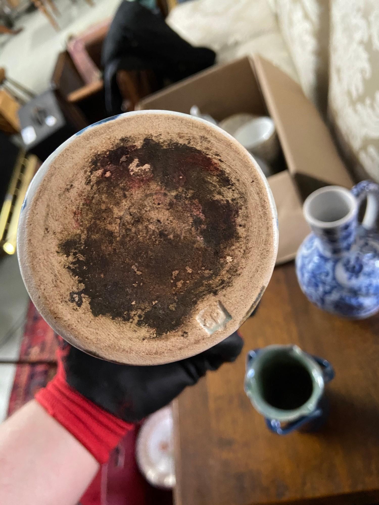 A Selection of studio pottery and stone ware items to include Buchan pottery water jug and Studio - Image 5 of 8