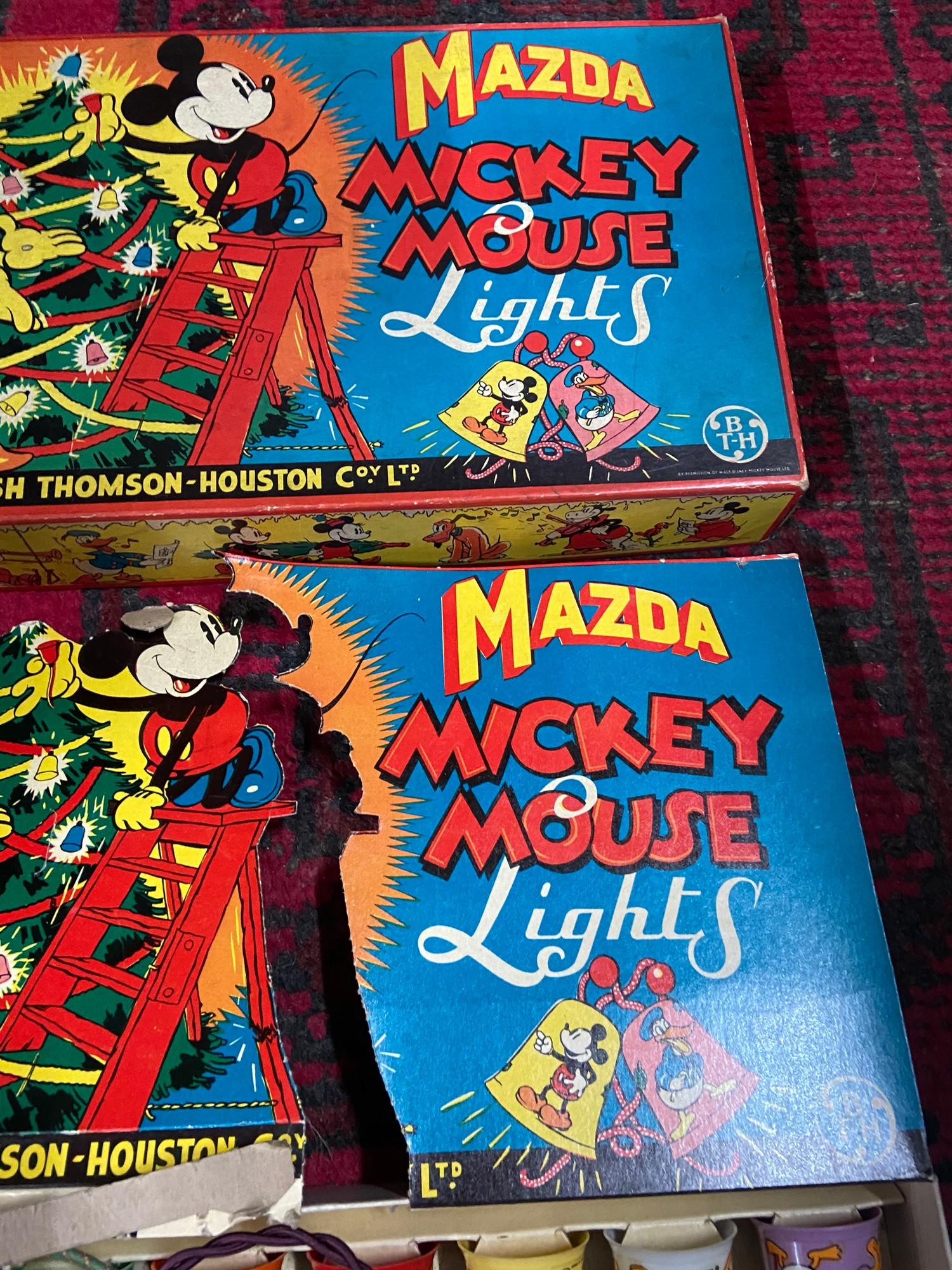 A Set of vintage Mazda Mickey Mouse Lights by The British Thomson- Houston Co. Ltd. - Image 4 of 5