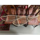 A Pair of antique snowshoes