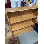 An Antique farm house pine bookcase [