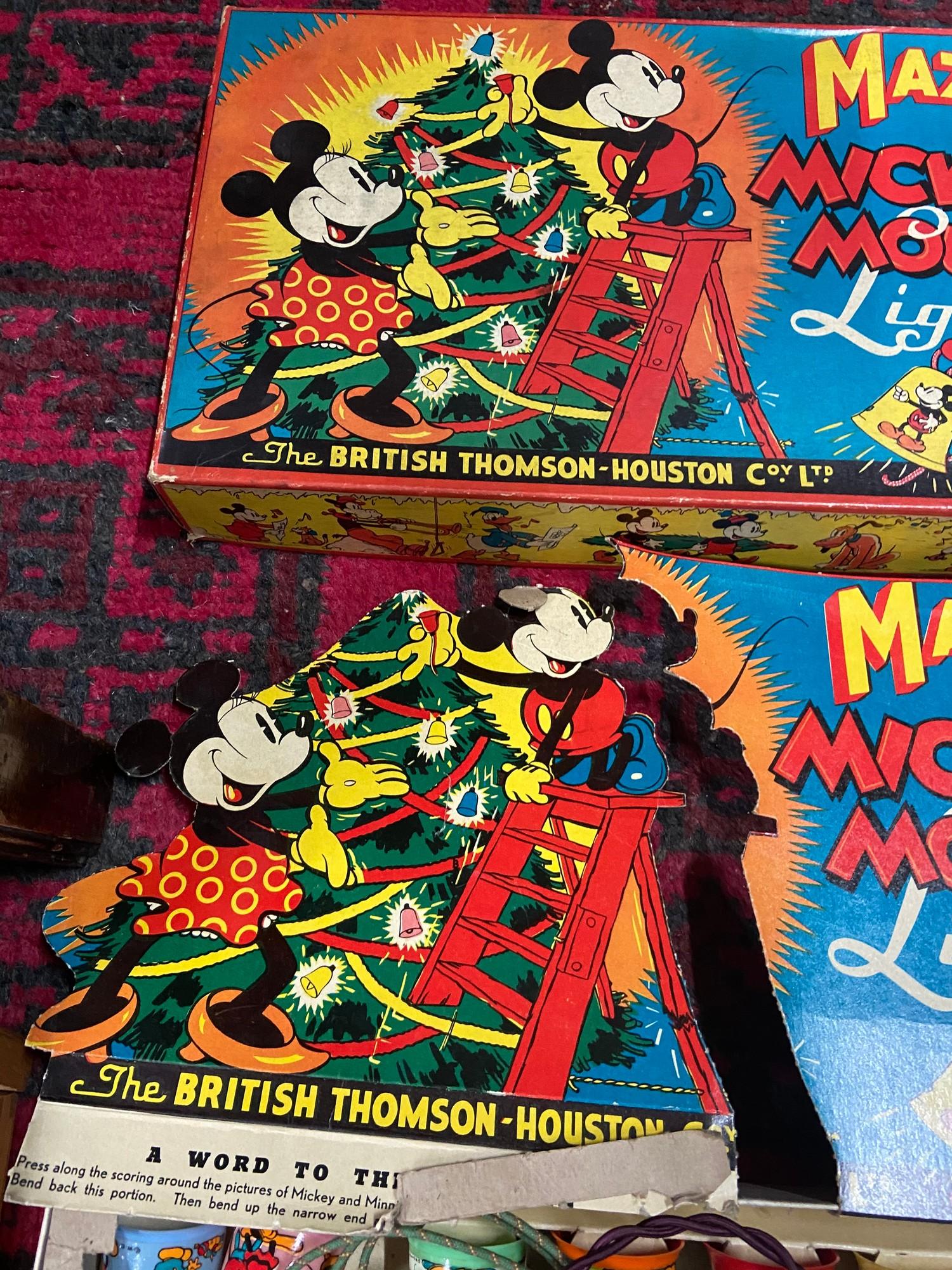 A Set of vintage Mazda Mickey Mouse Lights by The British Thomson- Houston Co. Ltd. - Image 3 of 5