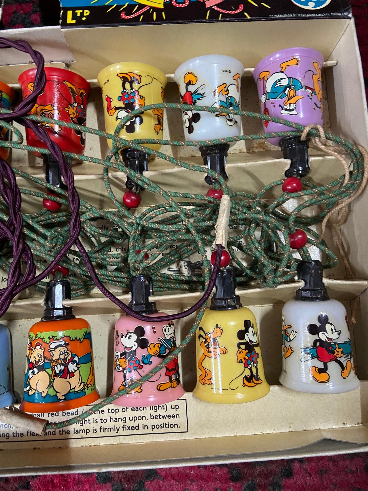 A Set of vintage Mazda Mickey Mouse Lights by The British Thomson- Houston Co. Ltd.