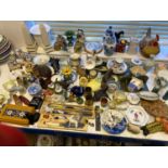 A Large selection of collectables together with three boxes of collectables to include Past Times